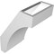 Ekena Millwork 6-in. W x 8-in. D x 12-in. H Imperial Architectural Grade PVC Knee Brace BRCP06X08X12IMP - alternate 2